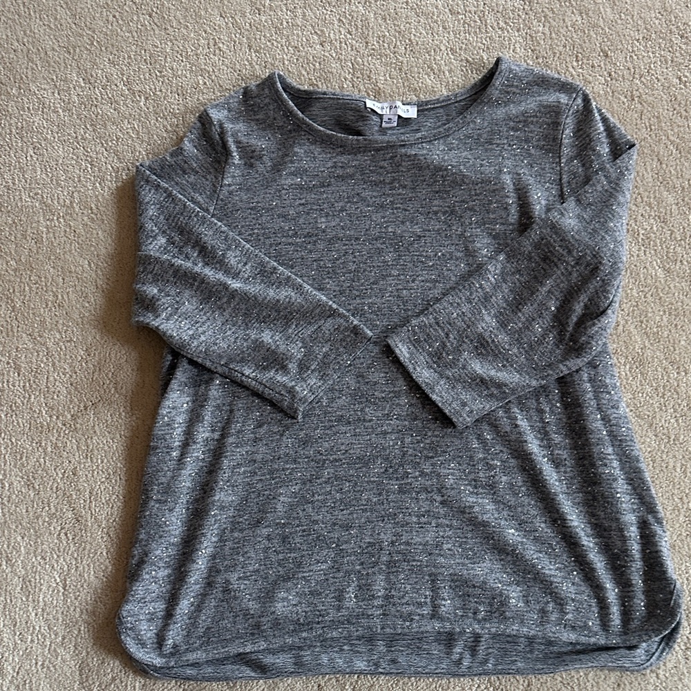 Gray Women's Tunic Top